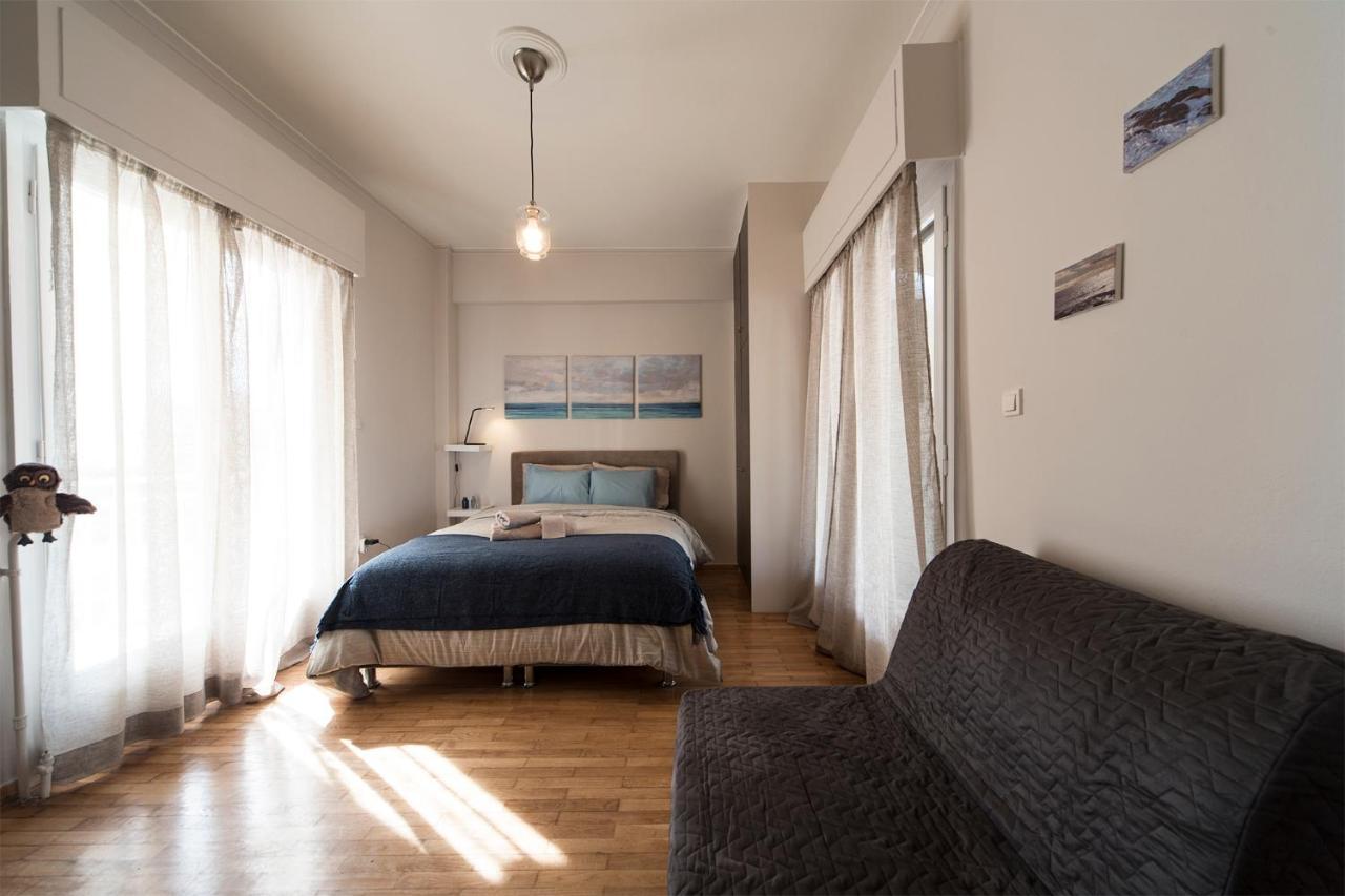 El Greco Bright, Airy Penthouse In Trendy Petralona Lägenhet Aten Exteriör bild